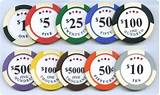 Casino Chips Color Value Photos
