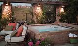 Pictures of Patio Design Ideas With Hot Tub