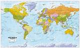 Pictures of Flat Map Of The World