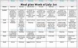 Images of Work Out Meal Plan