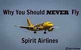 Spirit Airlines Flight Itinerary