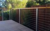 Stainless Steel Cable Railing With Wood Posts Images