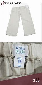 Sigrid Linen Crop Pant In 2020 Cropped Linen Pants Cropped