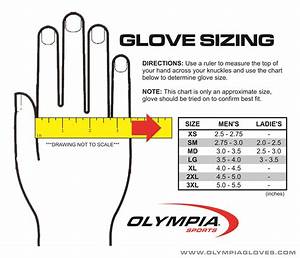 Olympia Glove Size Chart Olympia Gloves For Over 70 Years Gloves