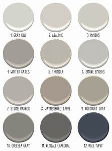 Benjamin Moore Taupe Paint Color Chart