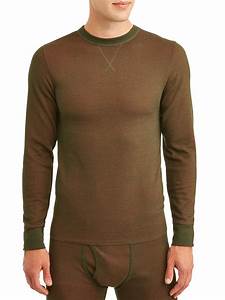 Hanes Men 39 S Thermal Raschel Crew Neck Top Walmart Com