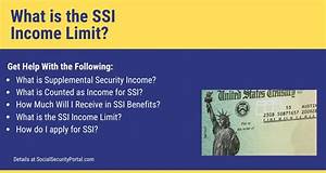 Ssi Income Limits 2020 Social Security Benefits