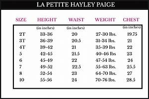 Hayley Size Chart A Visual Reference Of Charts Chart Master