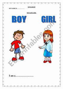 Boy And Girl Esl Worksheet By Superjorgito