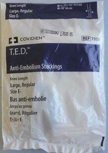 Covidien Ted Anti Embolism Knee Length Large Long Size J