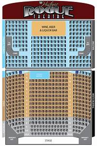 The Historic Rogue Theatre Seating Chart