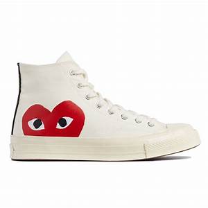 Play Comme Des Garçons X Converse Red Heart Chuck Taylor All Star 39 70