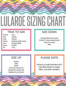Free Printable Lularoe Sizing Chart I Love This Guide For Llr Lularoe