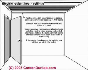 Electric Radiant Ceiling Heat Wire Diagram How To Repair Electric