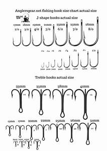 Fishing Hook Size Chart Actual Size Discount Outlet Save 61 Jlcatj