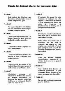 Charte Des Droits Et Libertés De La Personne Agée Dépendante