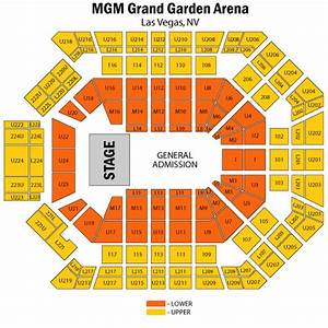 8 Images Mgm Grand Garden Arena Seating Chart With Rows And Seat