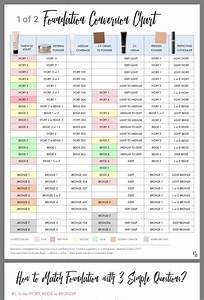 Foundation Conversion Chart Matching Tips Mary Foundation Mary