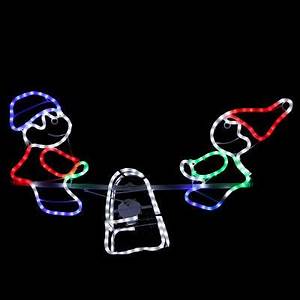 Dealsdirect Christmas Neon Led Ropelight See Saw 2 Elves Seesaw
