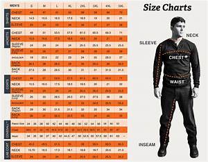Rasco Fr Clothing Sizing Chart For Men And Women Fire Retardant