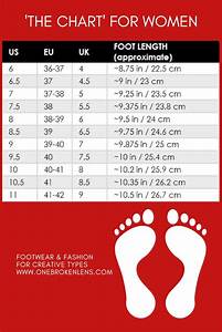 Women 39 S Shoe Size Chart