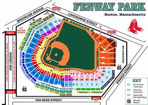 Boston Red Sox Tickets Fenway Park Seating Chart