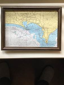 Framed A4 Size Nautical Charts Etsy