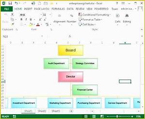 organizational chart template free download excel of 6 excel templates