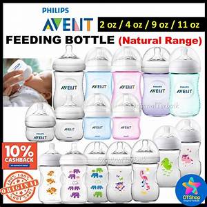 Philips Avent Natural Bottle 2oz 4oz 9oz 11oz Botol Susu Baby