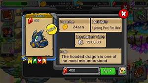 New Hooded Dragon R Dragonvale