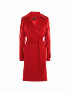  Millen Investment Wool Coat Red At John Lewis Partners