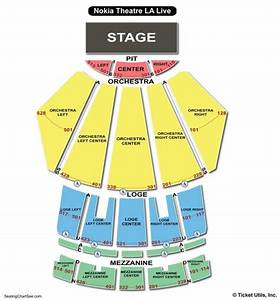 Microsoft Theater Seating Chart Seating Charts Tickets