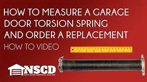 Garage Door Torsion Spring Turn Chart