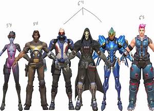 Heres A Height Chart For The Overwatch Cast