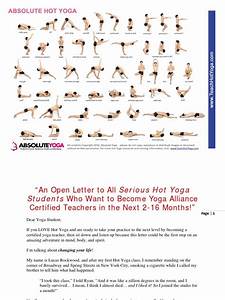 Absolute Yoga Pose Chart Teacher Education Yoga
