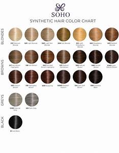 Soho Style Synthetic Hair Extensions Color Chart Clip In Ponytail