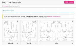 Foot Diagrams Are Now Included In Body Charts