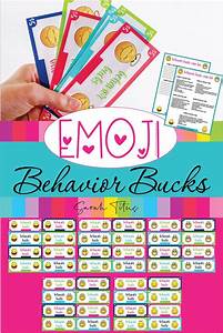 Awesome Emoji Behavior Bucks Printables Kids Will Love Reward Chart