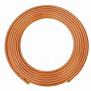 Everbilt 5 8 In O D X 50 Ft Copper Soft Type Refrigeration Pipe D