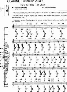 Free Clarinet Chart Pdf 69kb 2 Page S