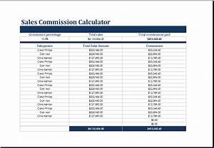 Sales Commission Excel Template Ms Excel Templates