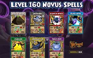 Level 160 Novus Spells Guide Review Wizard101 Swordroll 39 S Blog