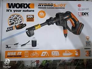 Worx Hydro Shot Pressure Washer Uses Battery Not Mains Power 90 00