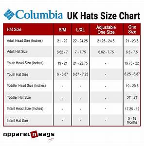 Columbia Size Chart Apparelnbags Com