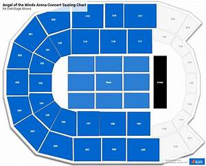 angel of the winds arena seating chart rateyourseats com