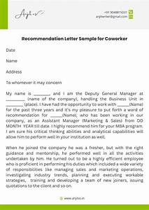 Teacher Letter Of Recommendation For Colleague Fresh Vrogue Co