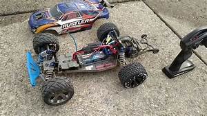 Traxxas Rustler Vxl 31 76 Gearing On 2s Very Fast Youtube