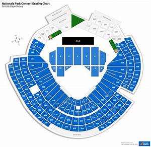 Nationals Park Seating Charts For Concerts Rateyourseats Com
