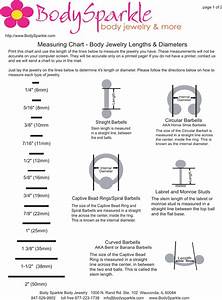 Free Ear Gauge Chart Pdf 52kb 2 Page S