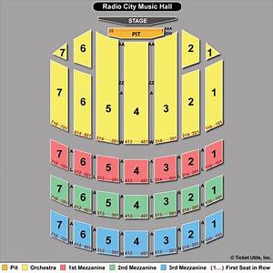 Radio City Music Hall Tickets Events Seating Chart Ticketcity